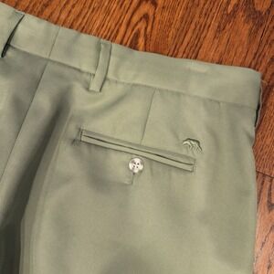 Onward Reserve Performance Chino Shorts Men's 35 Green 8" Inseam Stretch